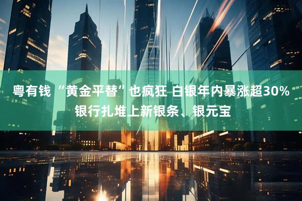 粤有钱 “黄金平替”也疯狂 白银年内暴涨超30% 银行扎堆上新银条、银元宝